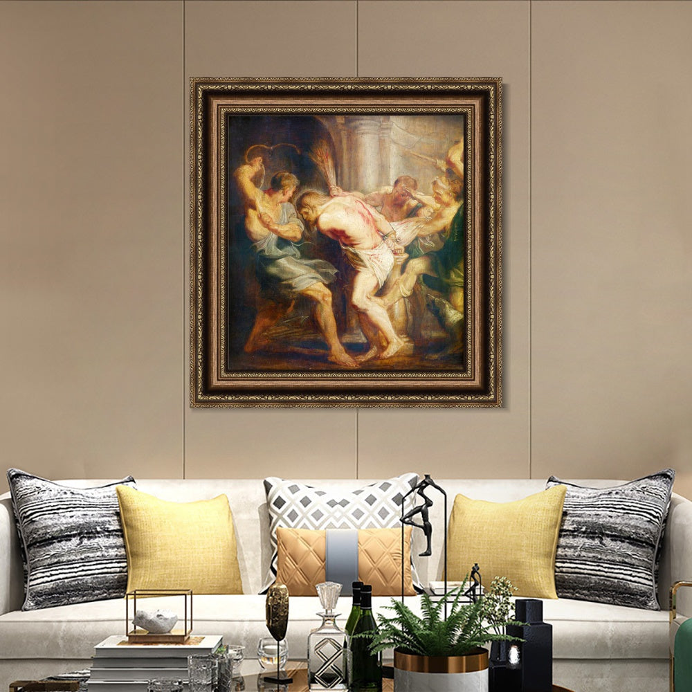 INVIN ART Framed Canvas Art Giclee Print Series#096 by Peter Paul Rubens Wall Art Living Room Home Office Decorations