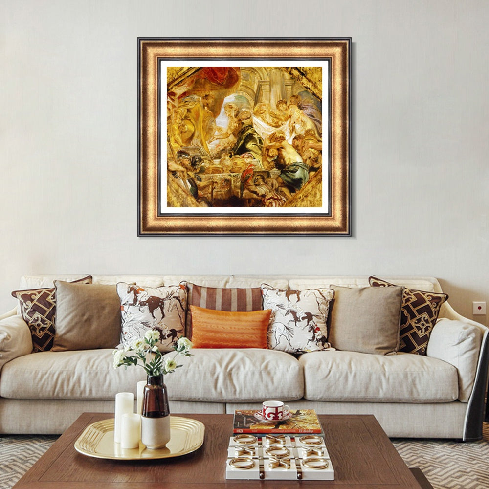 INVIN ART Framed Canvas Art Giclee Print Series#097 by Peter Paul Rubens Wall Art