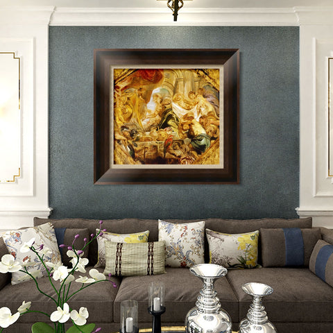 INVIN ART Framed Canvas Art Giclee Print Series#097 by Peter Paul Rubens Wall Art Living Room Home Office Decorations