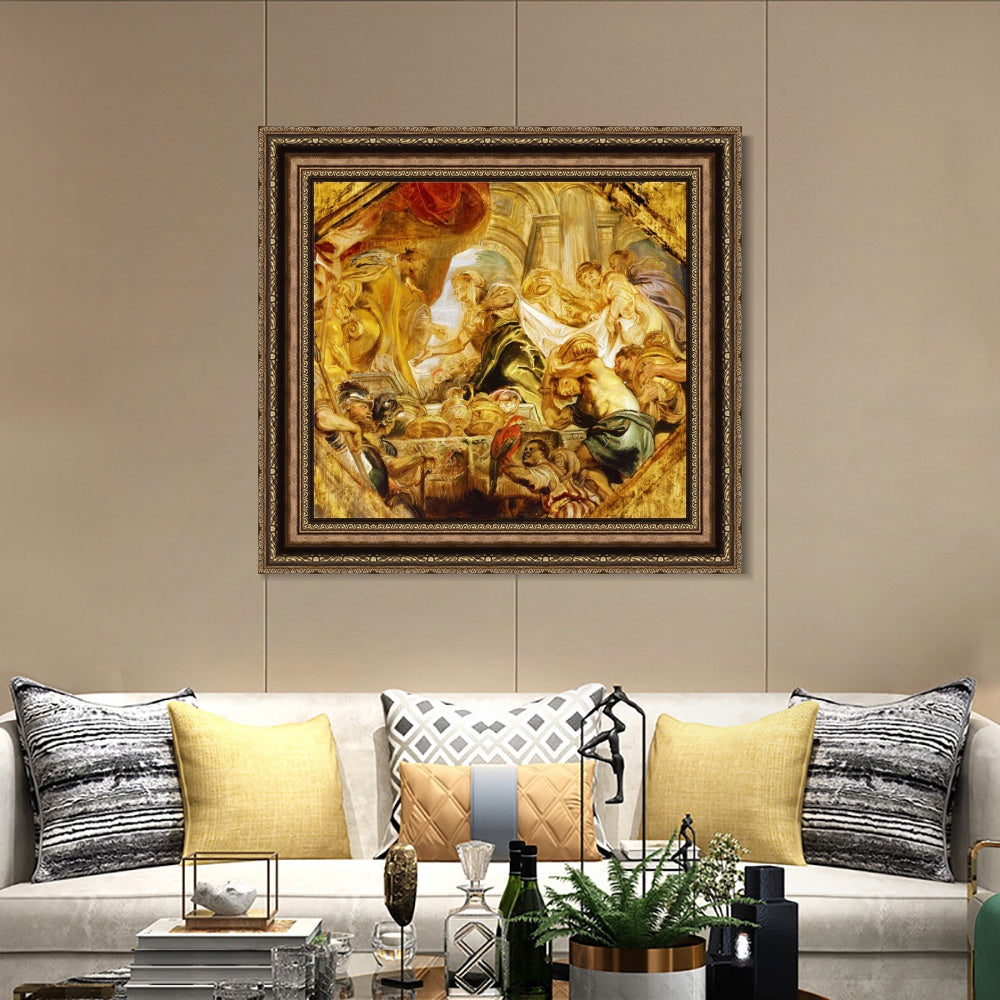 INVIN ART Framed Canvas Art Giclee Print Series#097 by Peter Paul Rubens Wall Art