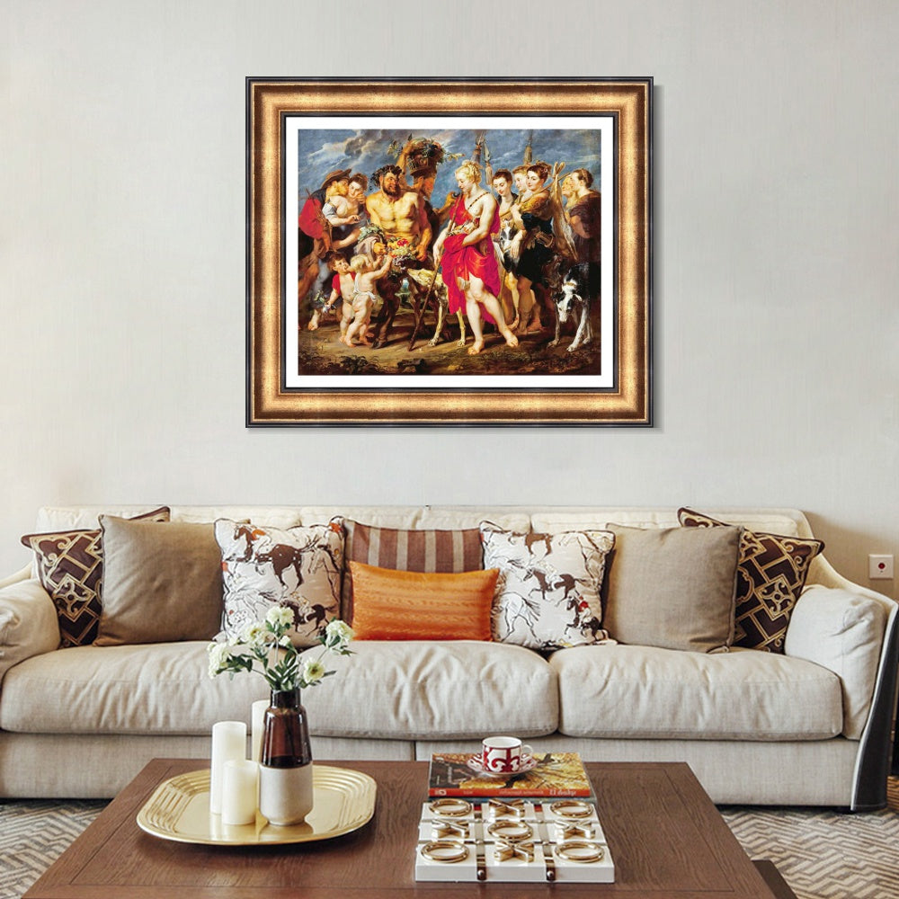 INVIN ART Framed Canvas Art Giclee Print Series#098 by Peter Paul Rubens Wall Art