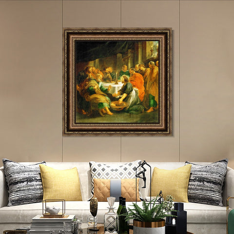 INVIN ART Framed Canvas Art Giclee Print Series#099 by Peter Paul Rubens Wall Art Living Room Home Office Decorations