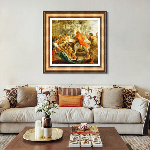 INVIN ART Framed Canvas Art Giclee Print Series#100 by Peter Paul Rubens Wall Art Living Room Home Office Decorations