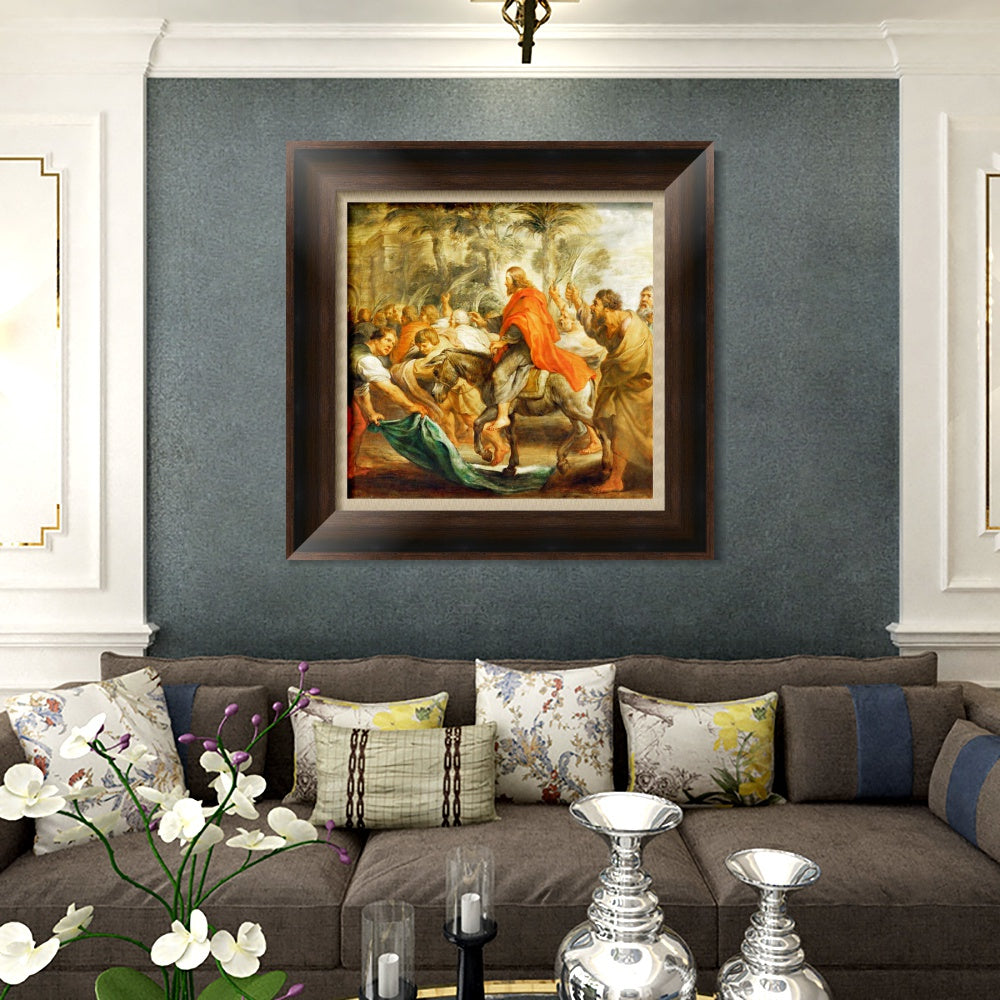 INVIN ART Framed Canvas Art Giclee Print Series#100 by Peter Paul Rubens Wall Art
