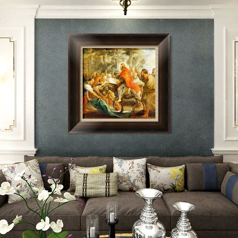 INVIN ART Framed Canvas Art Giclee Print Series#100 by Peter Paul Rubens Wall Art Living Room Home Office Decorations