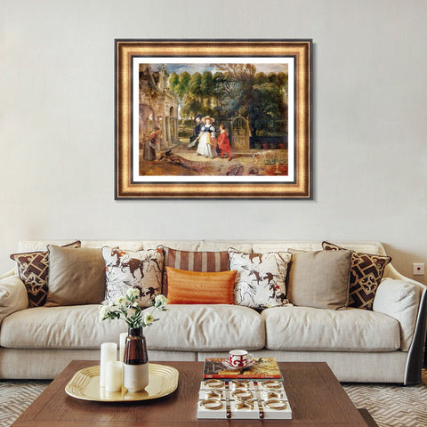 INVIN ART Framed Canvas Art Giclee Print Series#101 by Peter Paul Rubens Wall Art Living Room Home Office Decorations