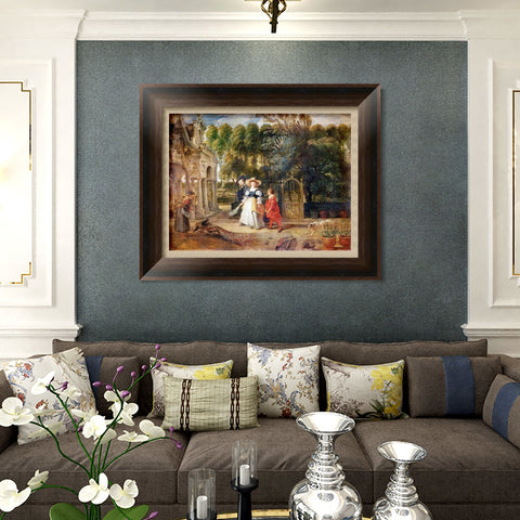 INVIN ART Framed Canvas Art Giclee Print Series#101 by Peter Paul Rubens Wall Art Living Room Home Office Decorations
