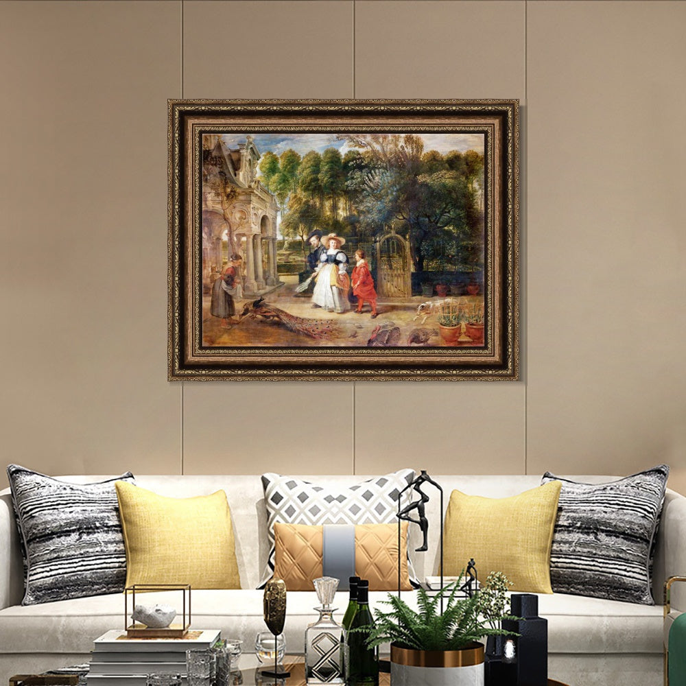 INVIN ART Framed Canvas Art Giclee Print Series#101 by Peter Paul Rubens Wall Art