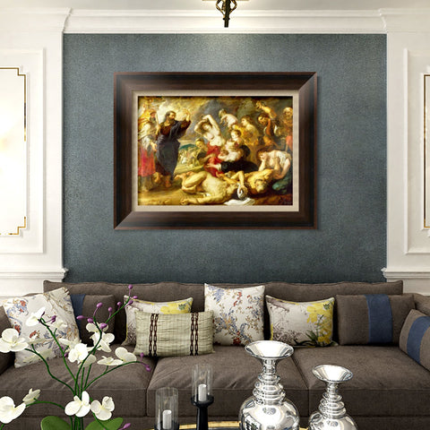 INVIN ART Framed Canvas Art Giclee Print Series#102 by Peter Paul Rubens Wall Art Living Room Home Office Decorations