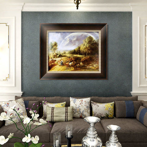 INVIN ART Framed Canvas Art Giclee Print Series#105 by Peter Paul Rubens Wall Art Living Room Home Office Decorations
