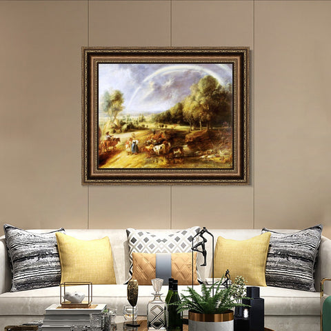 INVIN ART Framed Canvas Art Giclee Print Series#105 by Peter Paul Rubens Wall Art Living Room Home Office Decorations