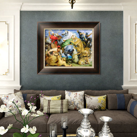 INVIN ART Framed Canvas Art Giclee Print Series#107 by Peter Paul Rubens Wall Art Living Room Home Office Decorations