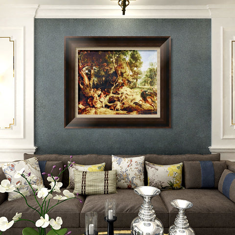 INVIN ART Framed Canvas Art Giclee Print Series#109 by Peter Paul Rubens Wall Art Living Room Home Office Decorations