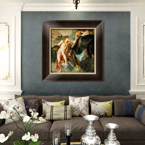 INVIN ART Framed Canvas Art Giclee Print Series#110 by Peter Paul Rubens Wall Art Living Room Home Office Decorations