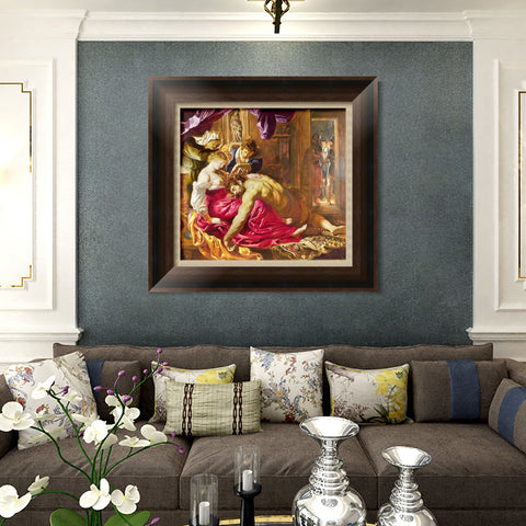 INVIN ART Framed Canvas Art Giclee Print Series#112 by Peter Paul Rubens Wall Art Living Room Home Office Decorations