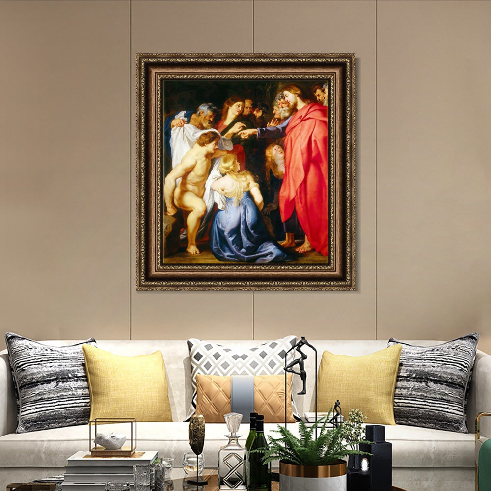 INVIN ART Framed Canvas Art Giclee Print Series#114 by Peter Paul Rubens Wall Art