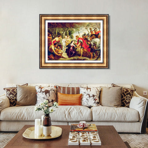 INVIN ART Framed Canvas Art Giclee Print Series#116 by Peter Paul Rubens Wall Art Living Room Home Office Decorations
