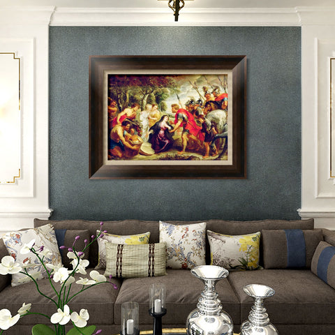 INVIN ART Framed Canvas Art Giclee Print Series#116 by Peter Paul Rubens Wall Art Living Room Home Office Decorations