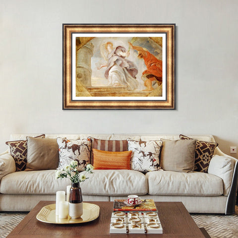 INVIN ART Framed Canvas Art Giclee Print Series#118 by Peter Paul Rubens Wall Art Living Room Home Office Decorations