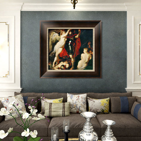 INVIN ART Framed Canvas Art Giclee Print Series#119 by Peter Paul Rubens Wall Art Living Room Home Office Decorations