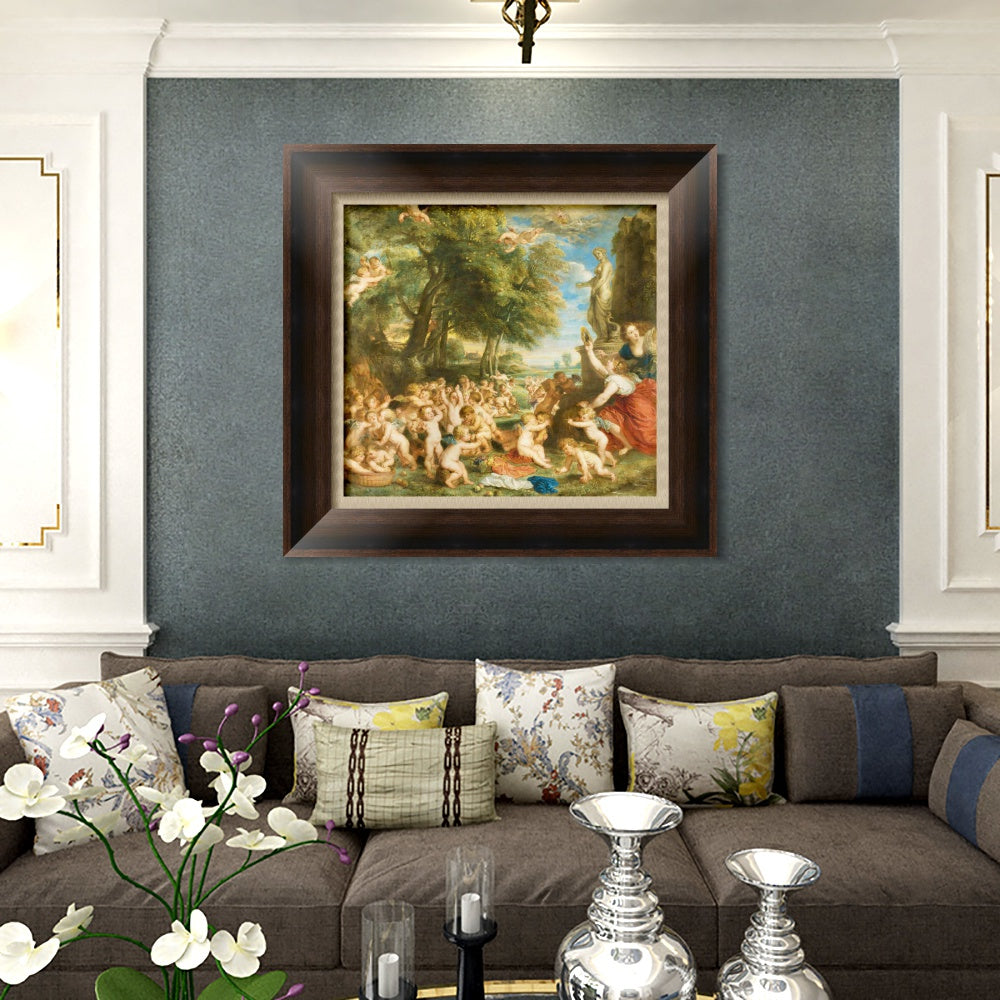 INVIN ART Framed Canvas Art Giclee Print Series#121 by Peter Paul Rubens Wall Art