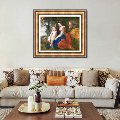 INVIN ART Framed Canvas Art Giclee Print Series#122 by Peter Paul Rubens Wall Art Living Room Home Office Decorations