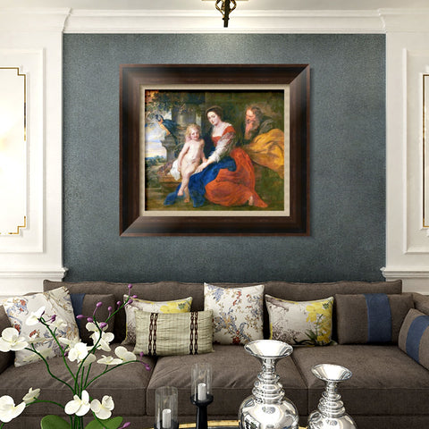 INVIN ART Framed Canvas Art Giclee Print Series#122 by Peter Paul Rubens Wall Art Living Room Home Office Decorations