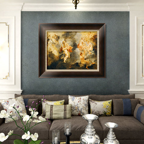 INVIN ART Framed Canvas Art Giclee Print Series#123 by Peter Paul Rubens Wall Art Living Room Home Office Decorations
