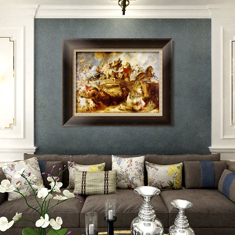INVIN ART Framed Canvas Art Giclee Print Series#127 by Peter Paul Rubens Wall Art Living Room Home Office Decorations