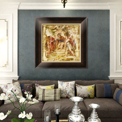 INVIN ART Framed Canvas Art Giclee Print Series#128 by Peter Paul Rubens Wall Art Living Room Home Office Decorations