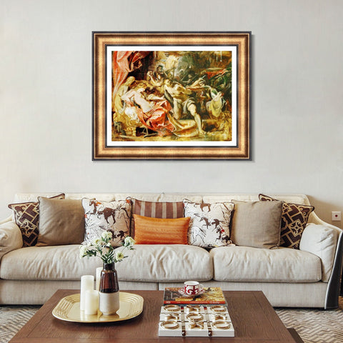 INVIN ART Framed Canvas Art Giclee Print Series#129 by Peter Paul Rubens Wall Art Living Room Home Office Decorations