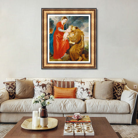 INVIN ART Framed Canvas Art Giclee Print Series#130 by Peter Paul Rubens Wall Art Living Room Home Office Decorations