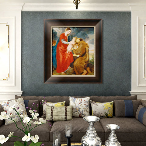 INVIN ART Framed Canvas Art Giclee Print Series#130 by Peter Paul Rubens Wall Art Living Room Home Office Decorations