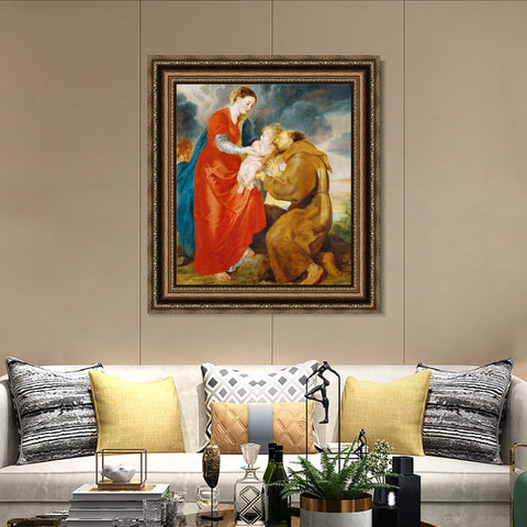 INVIN ART Framed Canvas Art Giclee Print Series#130 by Peter Paul Rubens Wall Art Living Room Home Office Decorations