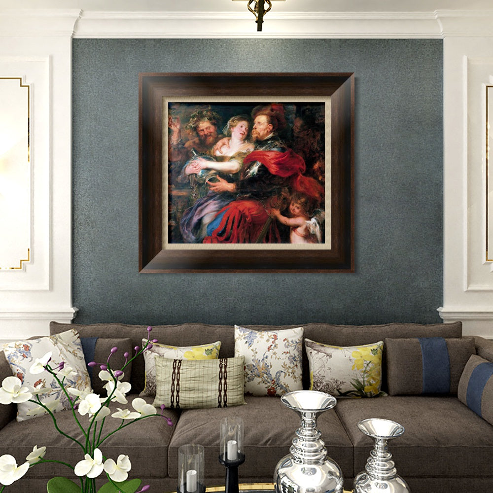 INVIN ART Framed Canvas Art Giclee Print Series#131 by Peter Paul Rubens Wall Art