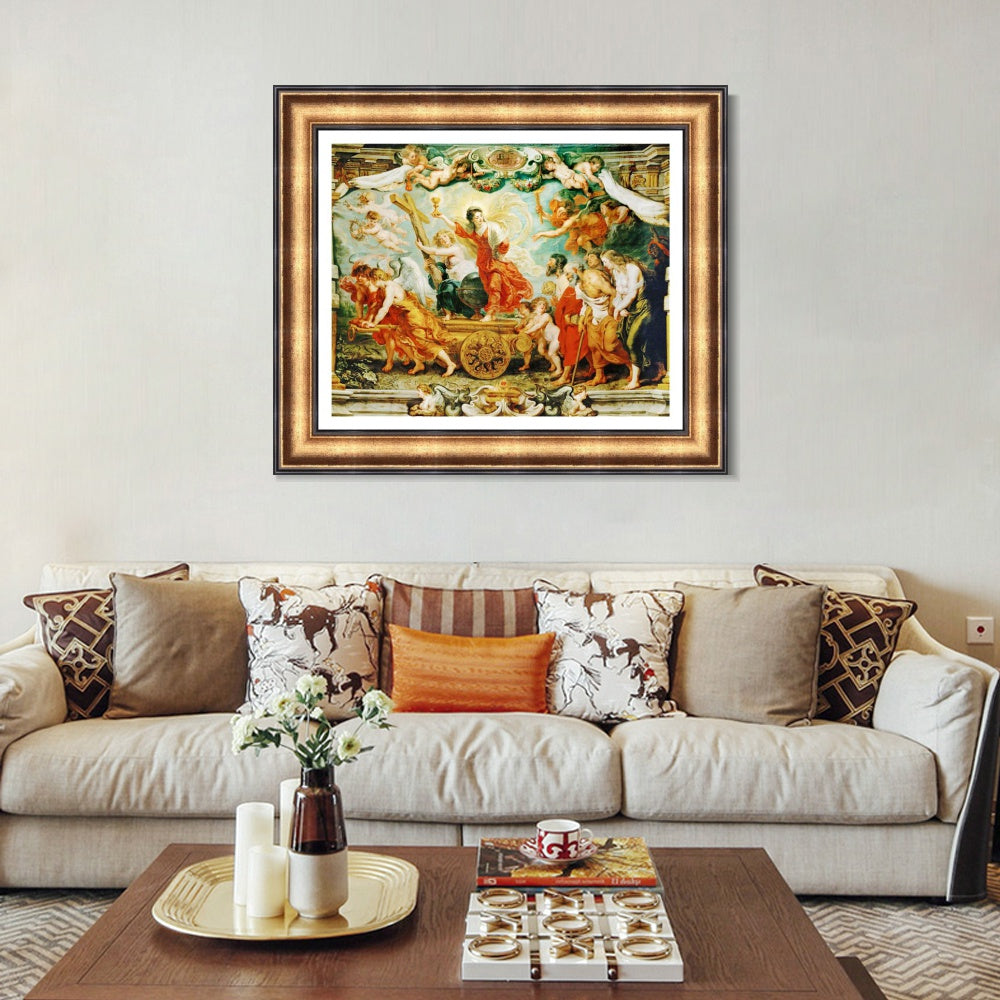 INVIN ART Framed Canvas Art Giclee Print Series#133 by Peter Paul Rubens Wall Art