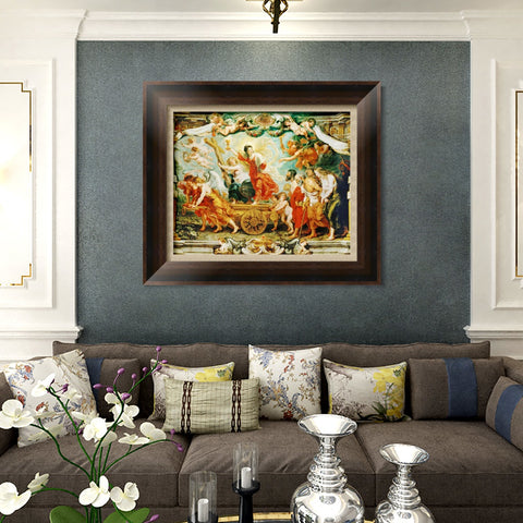 INVIN ART Framed Canvas Art Giclee Print Series#133 by Peter Paul Rubens Wall Art Living Room Home Office Decorations