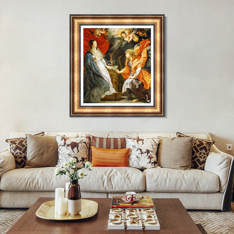 INVIN ART Framed Canvas Art Giclee Print Series#134 by Peter Paul Rubens Wall Art Living Room Home Office Decorations