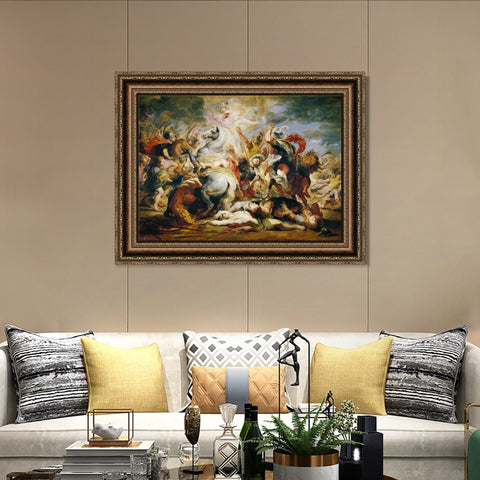 INVIN ART Framed Canvas Art Giclee Print Series#135 by Peter Paul Rubens Wall Art Living Room Home Office Decorations