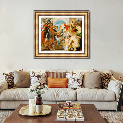 INVIN ART Framed Canvas Art Giclee Print Series#136 by Peter Paul Rubens Wall Art Living Room Home Office Decorations