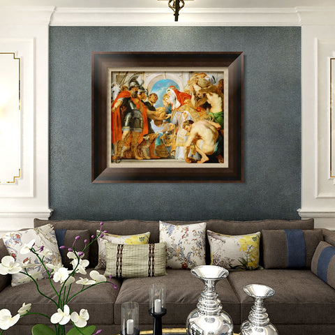 INVIN ART Framed Canvas Art Giclee Print Series#136 by Peter Paul Rubens Wall Art Living Room Home Office Decorations