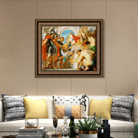 INVIN ART Framed Canvas Art Giclee Print Series#136 by Peter Paul Rubens Wall Art Living Room Home Office Decorations