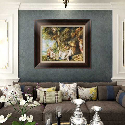 INVIN ART Framed Canvas Art Giclee Print Series#137 by Peter Paul Rubens Wall Art Living Room Home Office Decorations