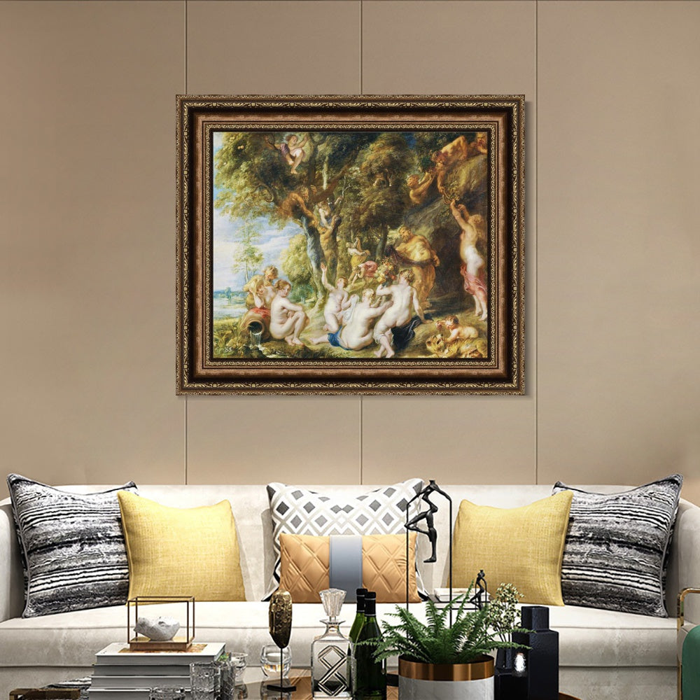 INVIN ART Framed Canvas Art Giclee Print Series#137 by Peter Paul Rubens Wall Art