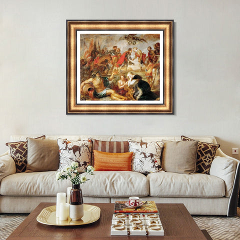 INVIN ART Framed Canvas Art Giclee Print Series#139 by Peter Paul Rubens Wall Art Living Room Home Office Decorations
