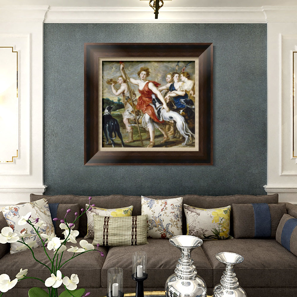 INVIN ART Framed Canvas Art Giclee Print Series#140 by Peter Paul Rubens Wall Art