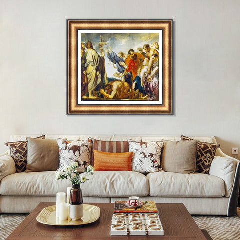 INVIN ART Framed Canvas Art Giclee Print Series#141 by Peter Paul Rubens Wall Art Living Room Home Office Decorations
