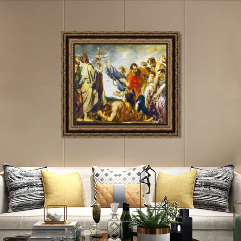 INVIN ART Framed Canvas Art Giclee Print Series#141 by Peter Paul Rubens Wall Art Living Room Home Office Decorations