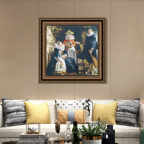 INVIN ART Framed Canvas Art Giclee Print Series#142 by Peter Paul Rubens Wall Art Living Room Home Office Decorations