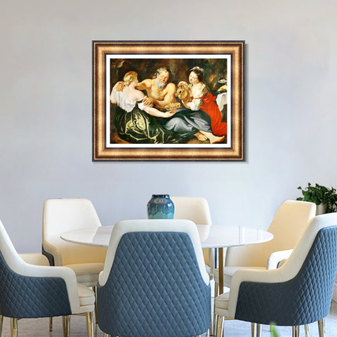 INVIN ART Framed Canvas Art Giclee Print Series#145 by Peter Paul Rubens Wall Art Living Room Home Office Decorations